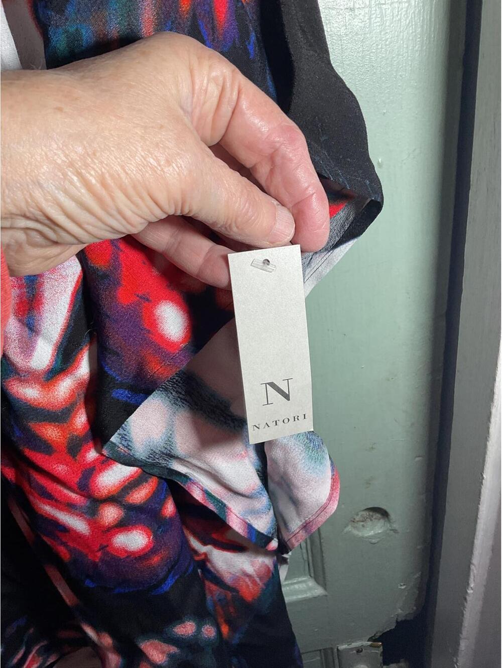 Natori 3X Floral Print V-Neck Tunic Top NWT - Picture 4 of 10